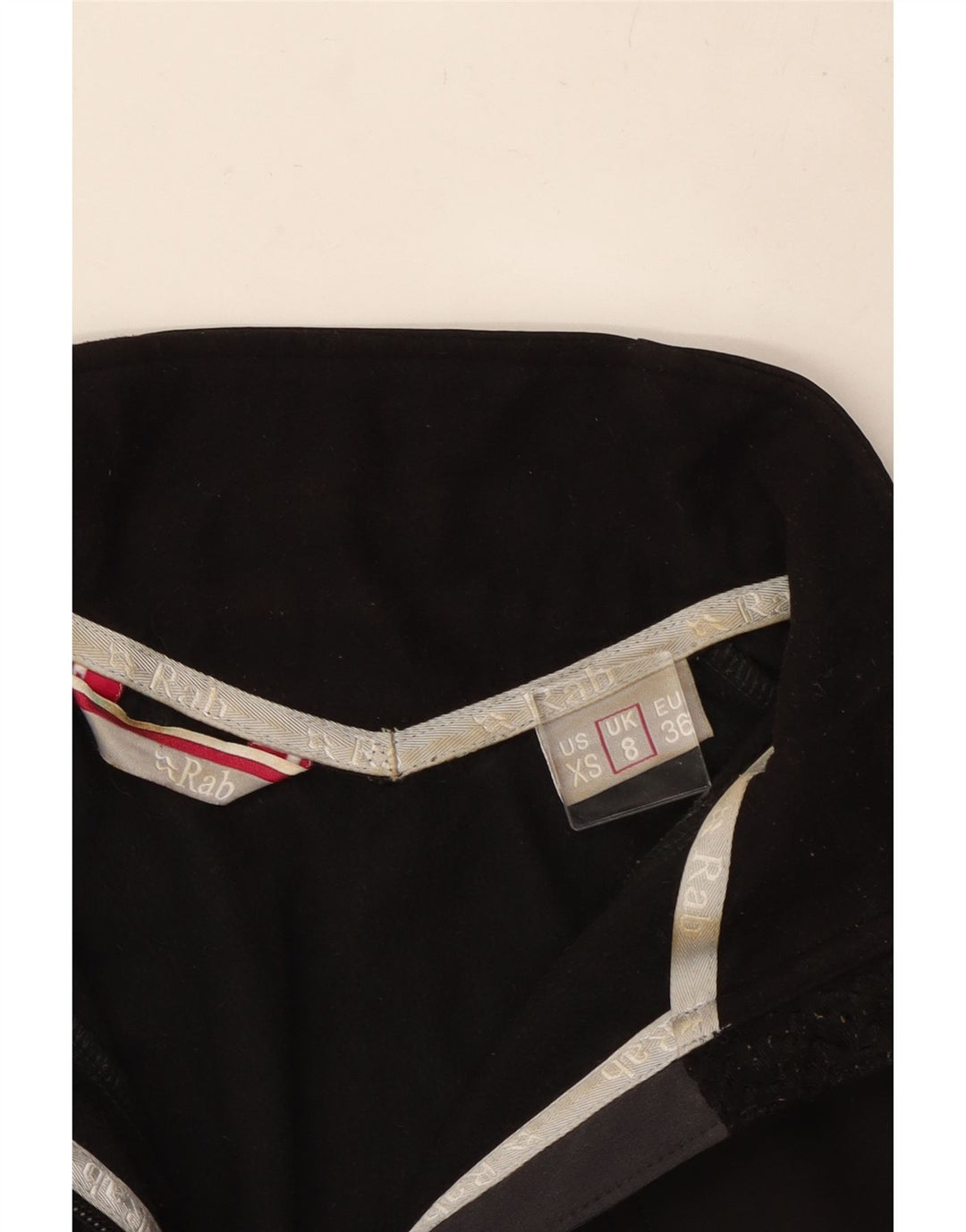 RAB Veste coupe-vent pour femme UK 8 Small Black Colourblock