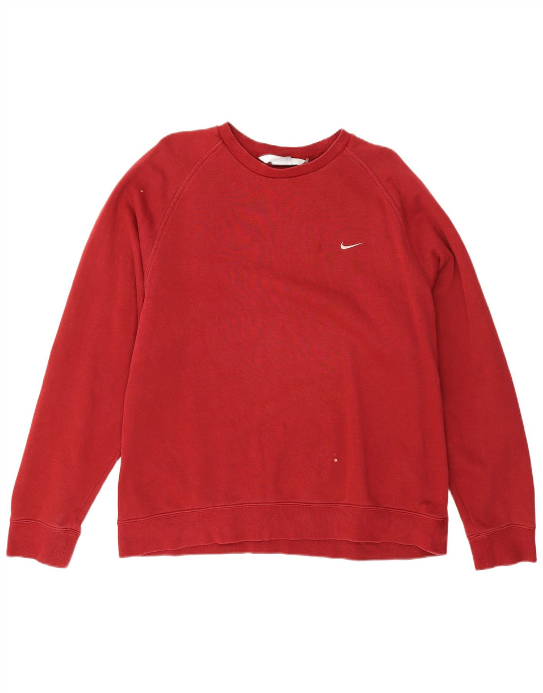Nike Sweat-shirt pour homme en coton rouge Taille L