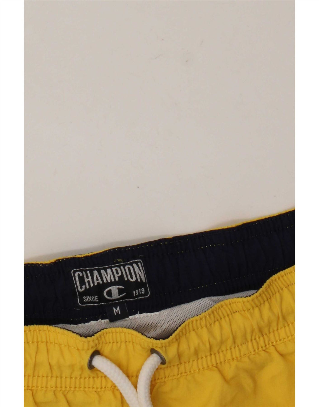 Champion Short de Bain Graphique Homme Jaune Moyen