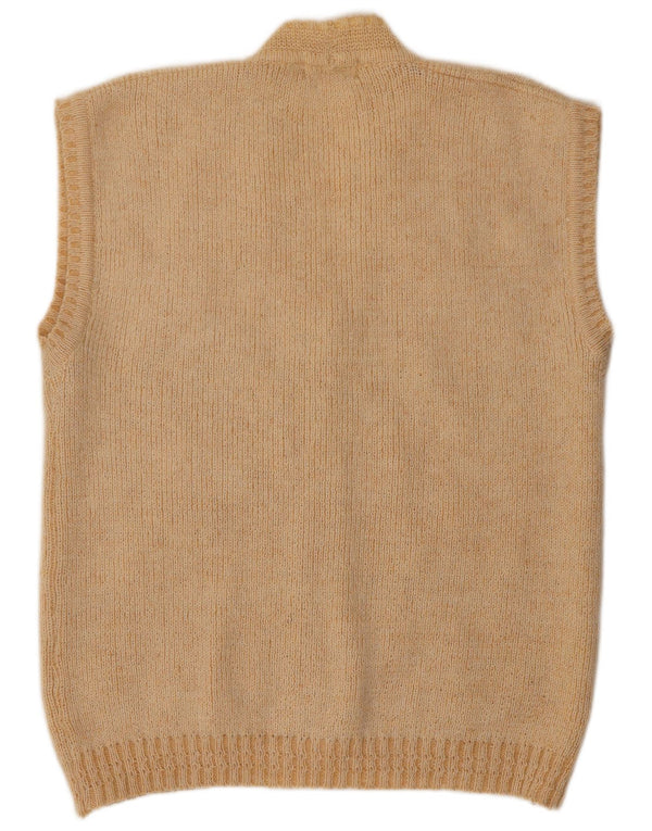 NAGPAL Cardigan sans manches pour femme UK 16 Grand beige floral