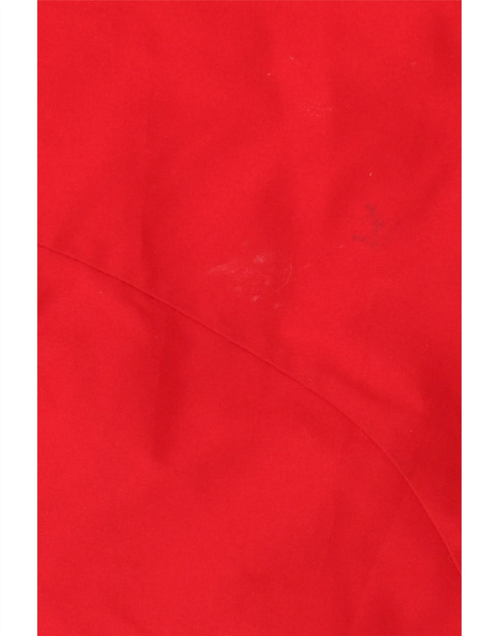 Adidas Veste de survêtement pour homme UK 42/44 Large Rouge Colorblock Polyester