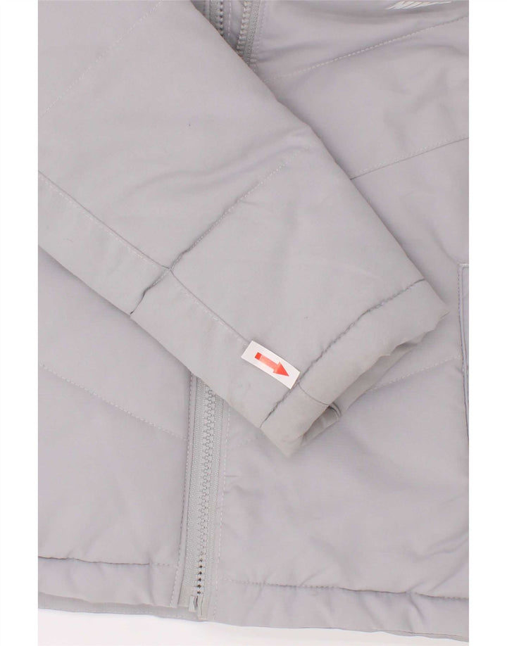 Veste matelassée à capuche Nike garçon 5-6 ans gris moyen polyester