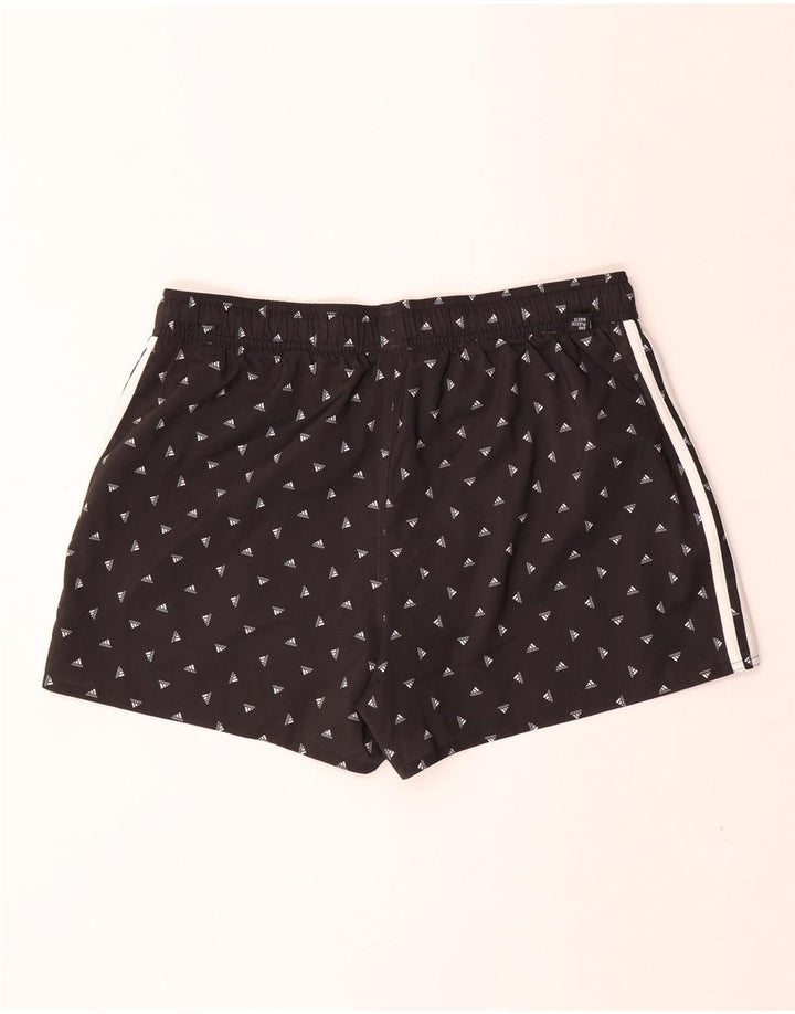 Adidas Short de bain graphique pour hommes, grand, en polyester à pois noirs