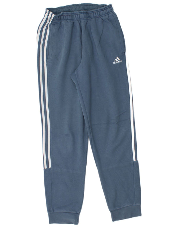 Adidas Pantalon de survêtement pour homme en coton bleu Taille S