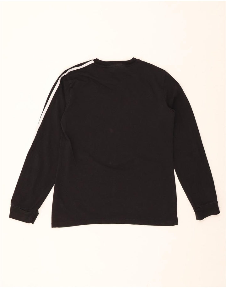ADIDAS Haut à manches longues pour femme UK 12 Coton noir moyen