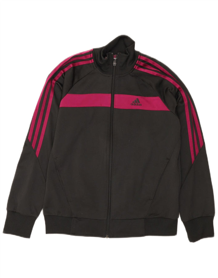 ADIDAS Veste de survêtement graphique pour fille 13-14 ans Noir Colourblock