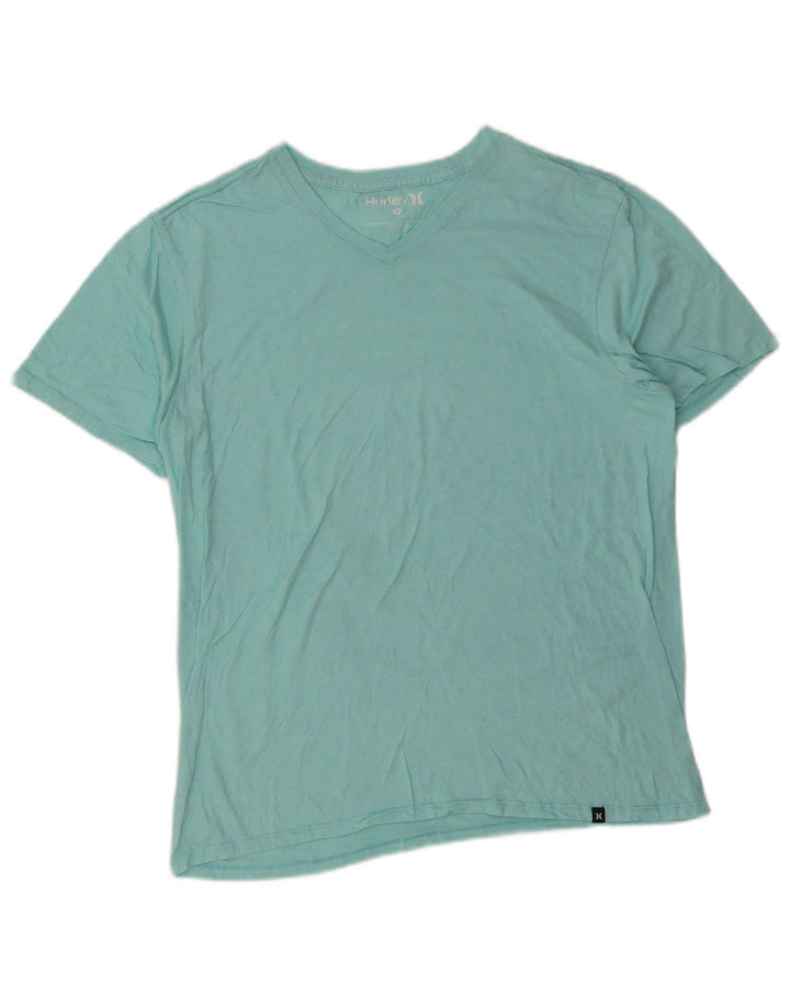 Hurley T-Shirt Homme Haut Large Turquoise Polyester