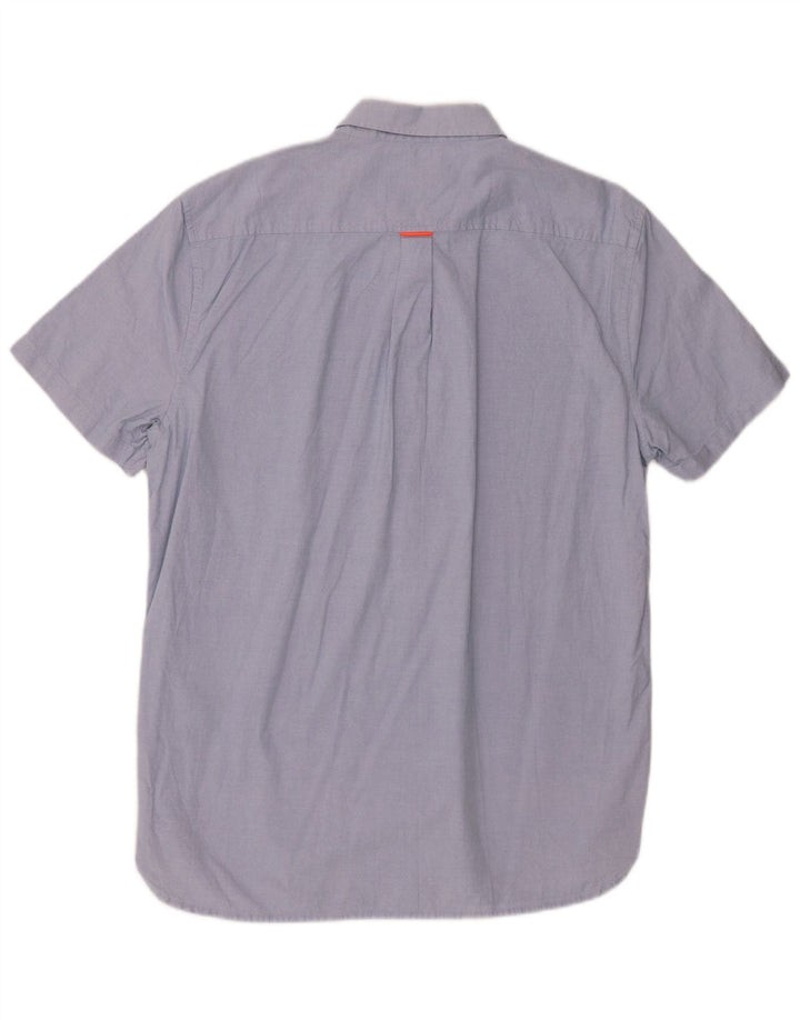 Superdry Chemise à manches courtes Regular Fit XL Bleu Coton