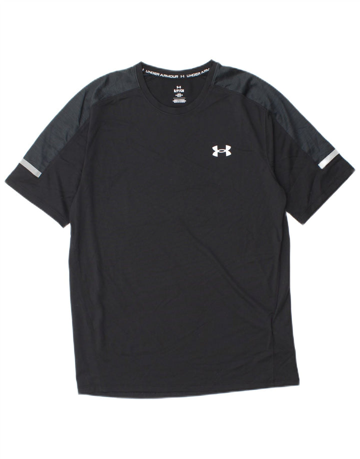 Under Armour T-Shirt Homme Haut Petit Noir Colorblock Polyester