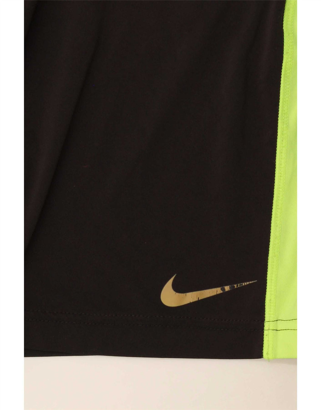 Nike Short de sport Dri Fit pour homme en polyester color block Noir Taille L