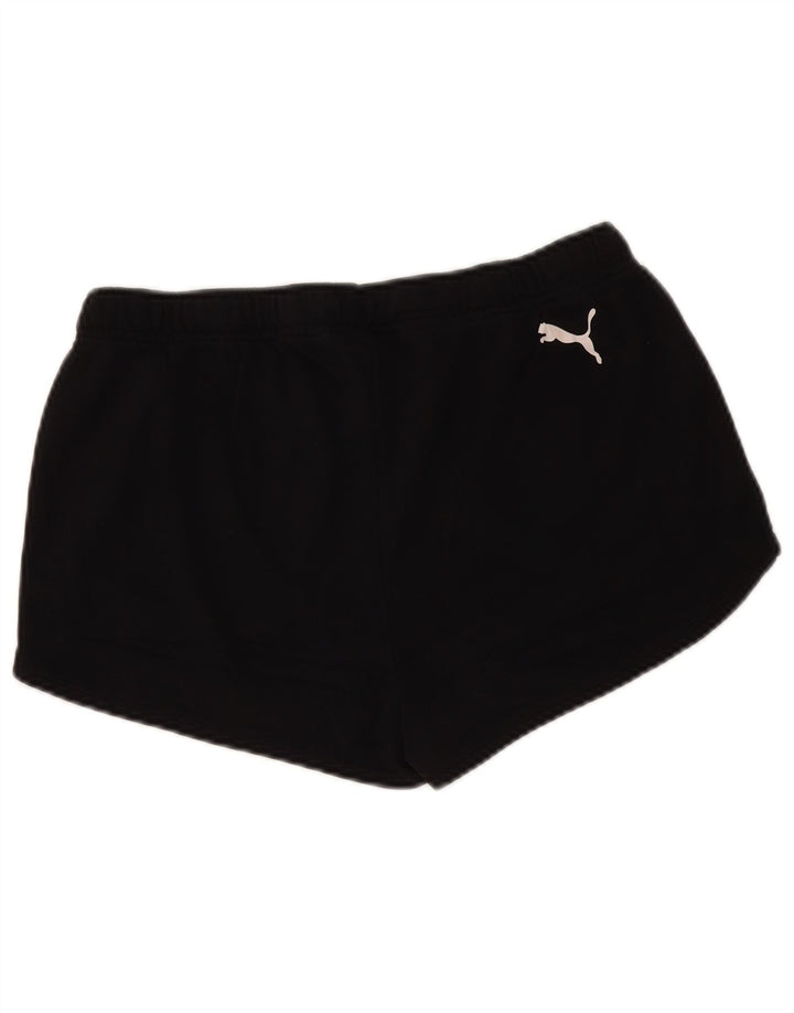 PUMA Short de sport graphique pour femme UK 14 Large Noir Polyester