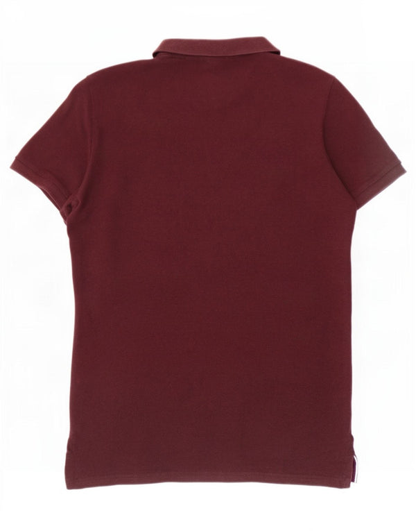 Superdry Polo Graphique Homme Coton Bordeaux Moyen