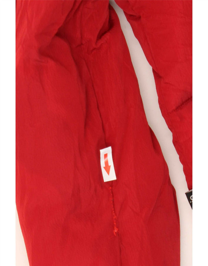 KHUJO Veste matelassée pour femme UK 6 XS Rouge Colorblock Polyester
