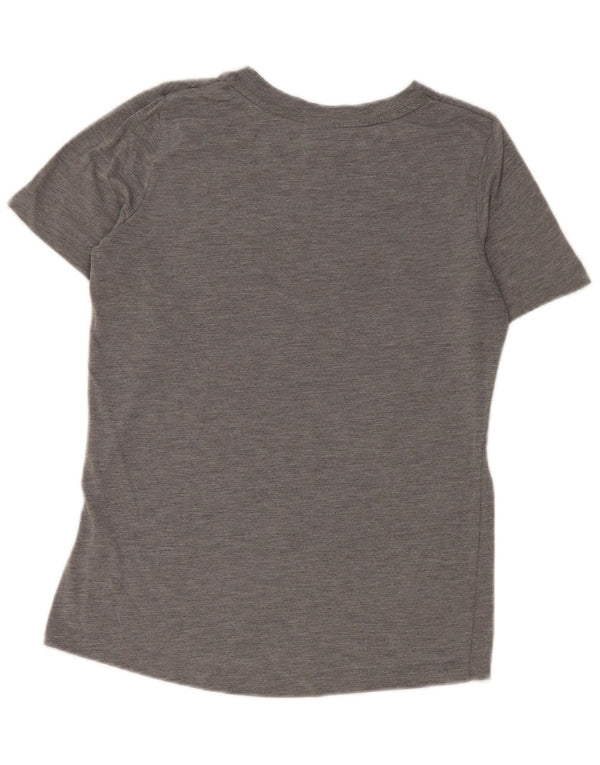 Nike Mens Graphic T-Shirt Top XS Gris Polyester