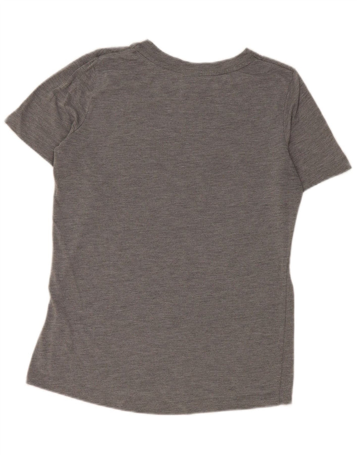 Nike Mens Graphic T-Shirt Top XS Gris Polyester