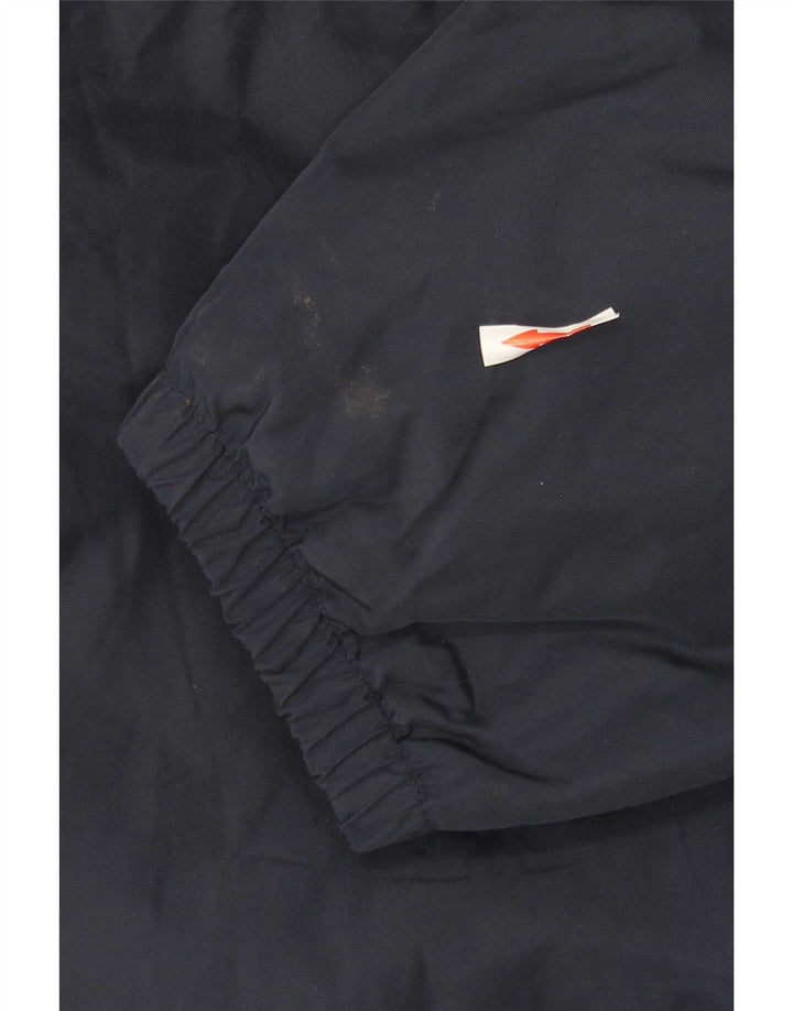 Napapijri Veste anorak graphique géographique pour hommes UK 38 bleu marine moyen