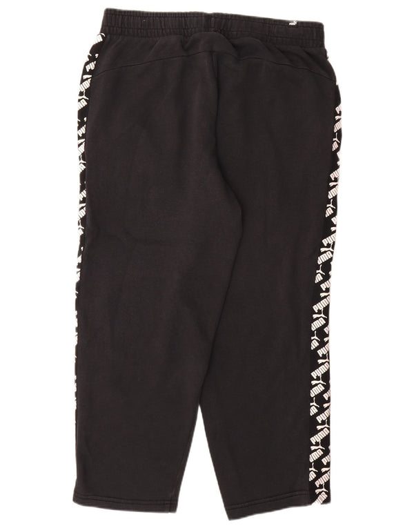 Puma Pantalon de Survêtement Graphic Crop Homme Noir Taille L