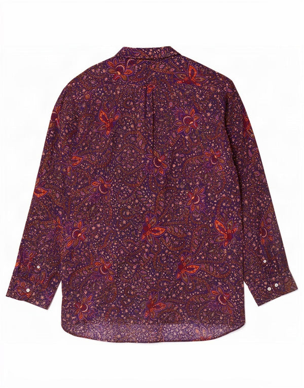 Chaps Chemise Femme UK 20 2XL Violet Paisley Coton