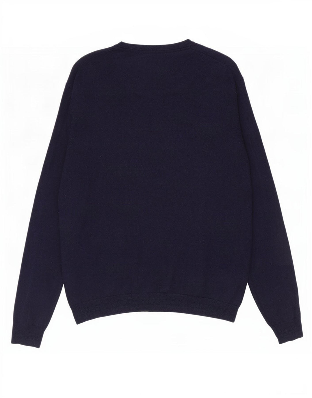 Ted Baker Pull à col rond pour homme Taille 4 Grande laine bleu marine