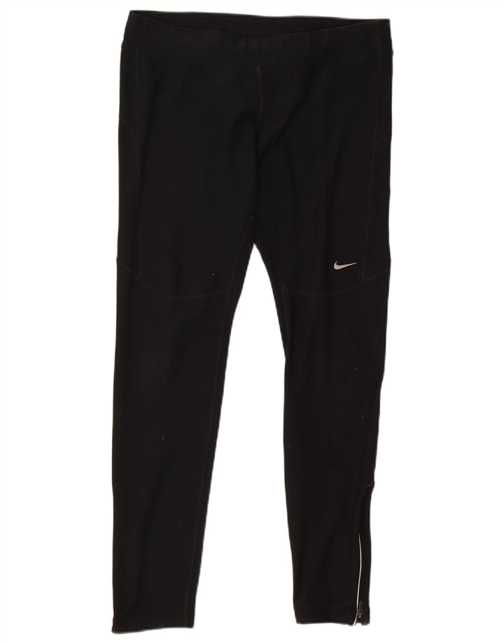 Legging Nike Dri Fit pour femme UK 16 Large Noir Polyester