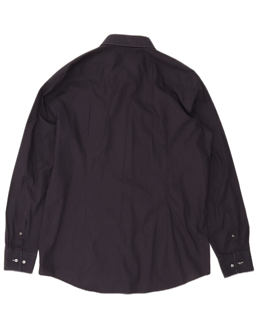 HUGO BOSS Chemise Slim Fit Homme Taille 44 17 1/2 XL Bleu Marine Coton