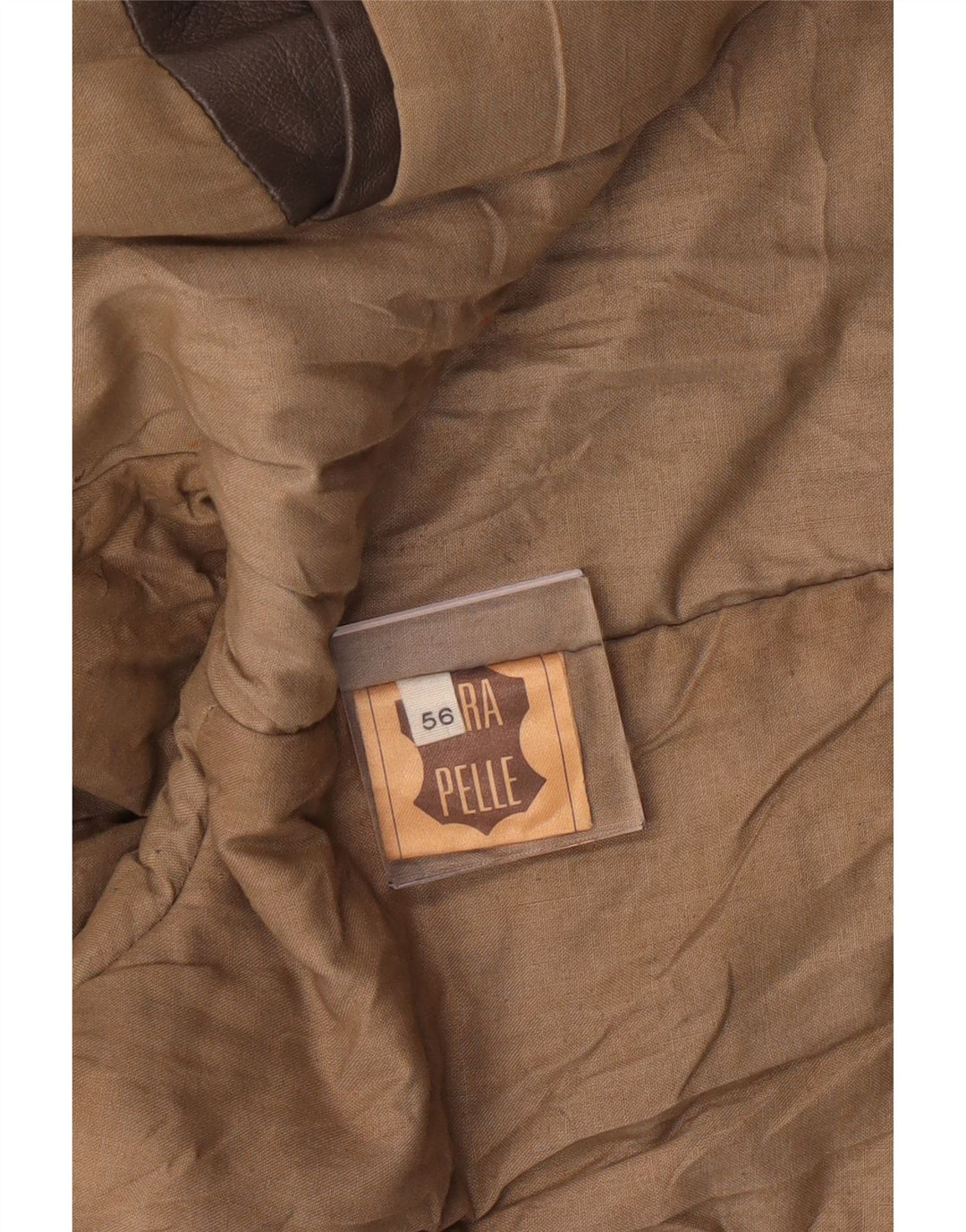 Veste en cuir militaire vintage pour hommes IT 56 3XL Cuir gris