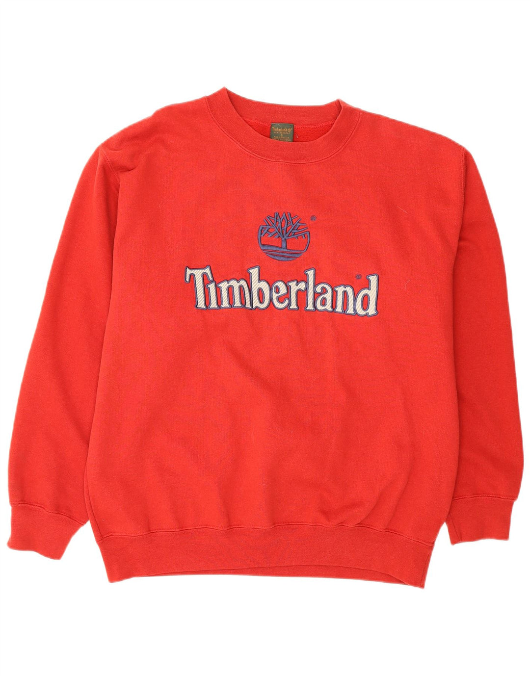 Timberland Sweat-shirt graphique pour hommes, petit coton rouge