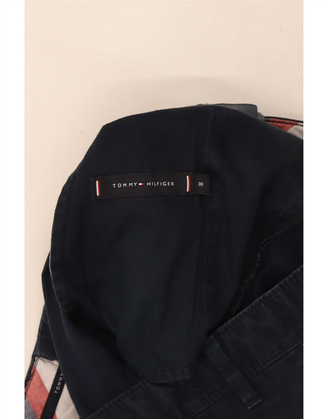 Tommy Hilfiger Short Chino Homme W30 Bleu Marine Moyen