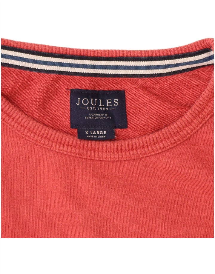 JOULES Sweat Homme Pull XL Rouge Coton