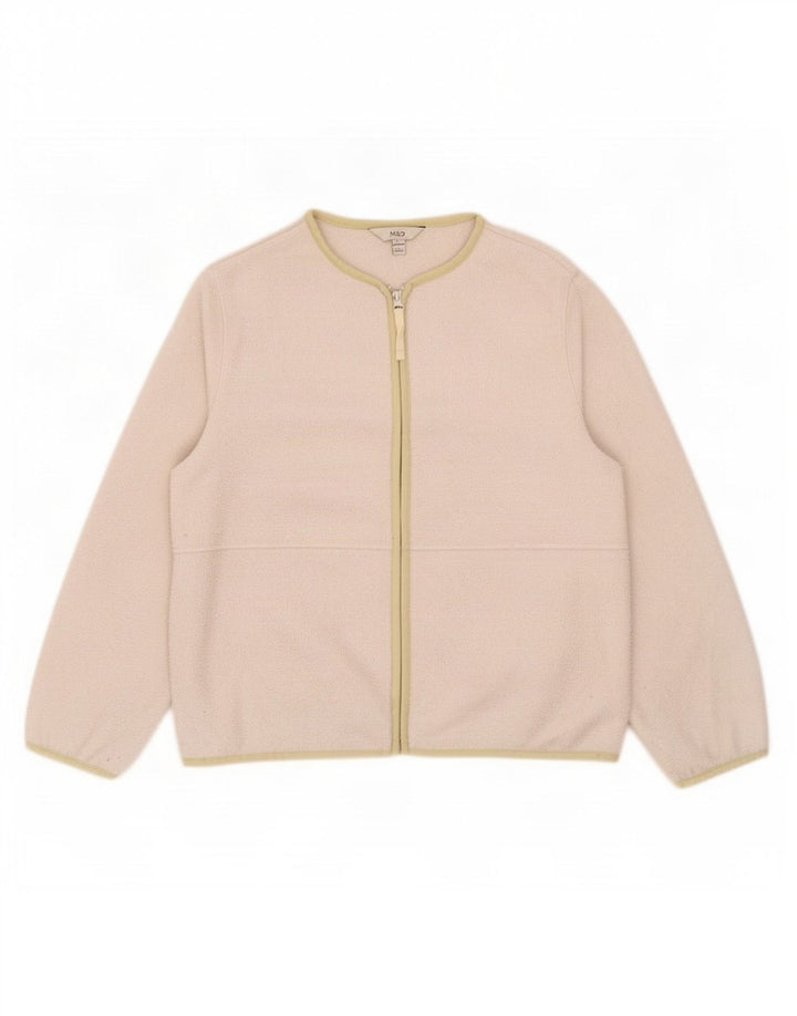 Marks & Spencer Veste polaire pour femme UK 14 Gris moyen Polyester