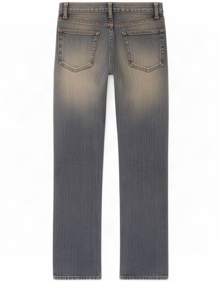 please Jean droit femme moyen W30 L31 bleu coton