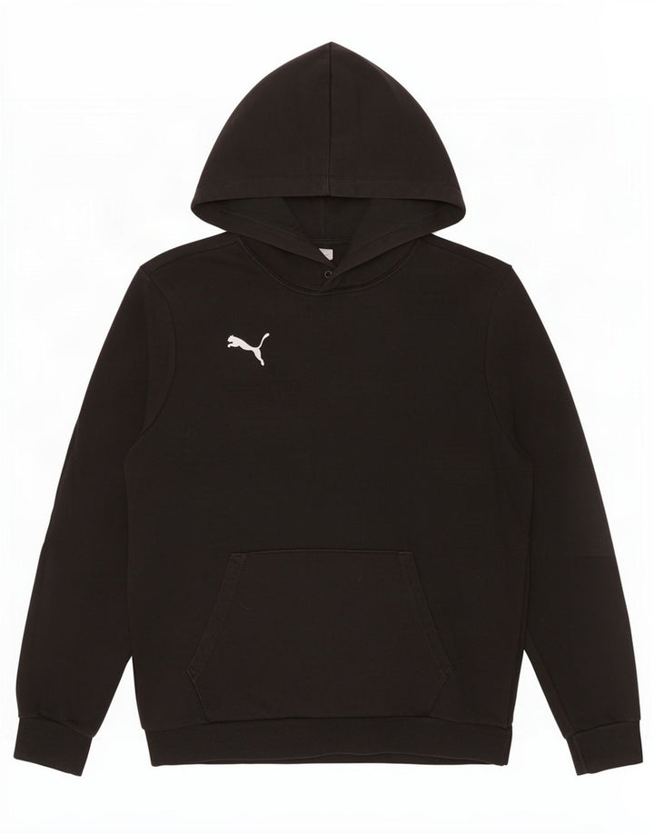 Puma Pull à capuche pour homme en coton noir Taille L