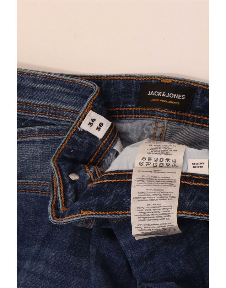 Jack & Jones Jean Slim Homme W34 L36 Bleu Coton