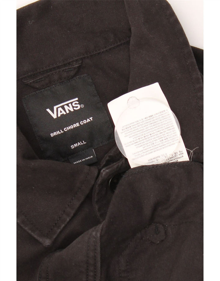 Vans Veste en jean graphique pour homme UK 36 Petit coton noir