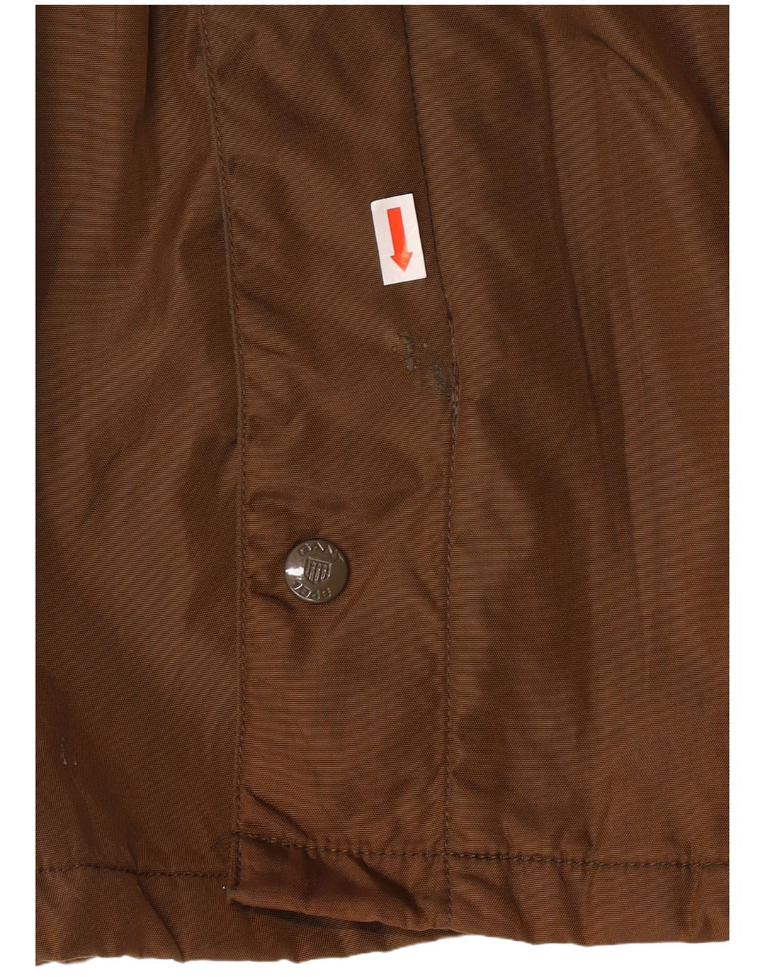 GANT Veste utilitaire à capuche pour homme UK 42 XL Marron Nylon Classique