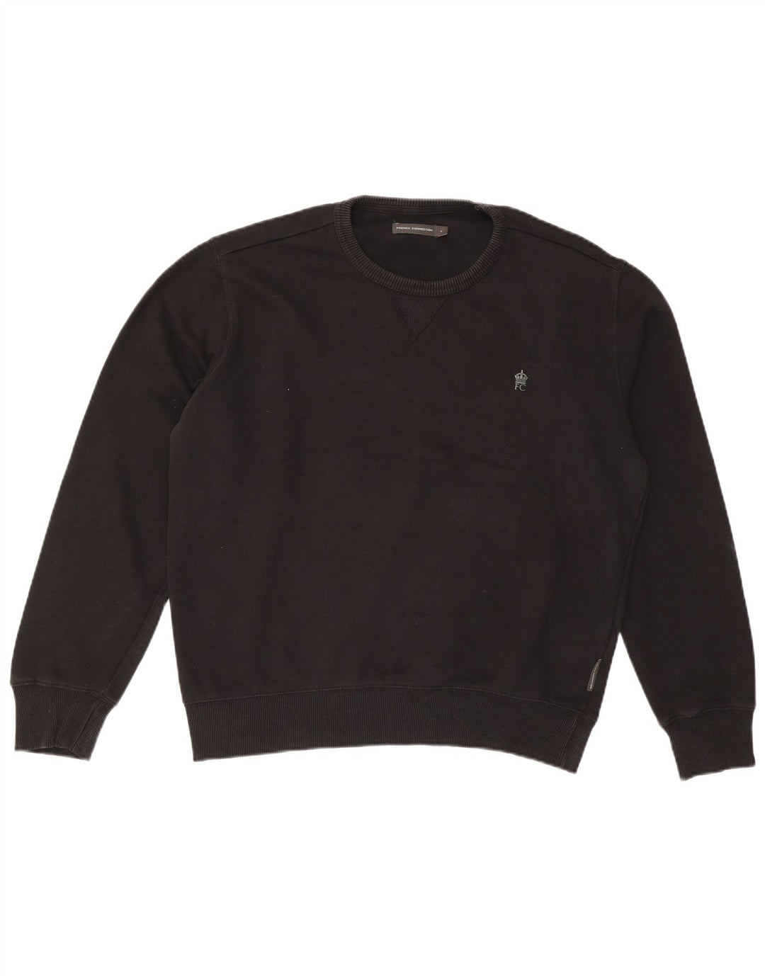 FRENCH CONNECTION Sweat-Shirt Homme Grand Noir Coton