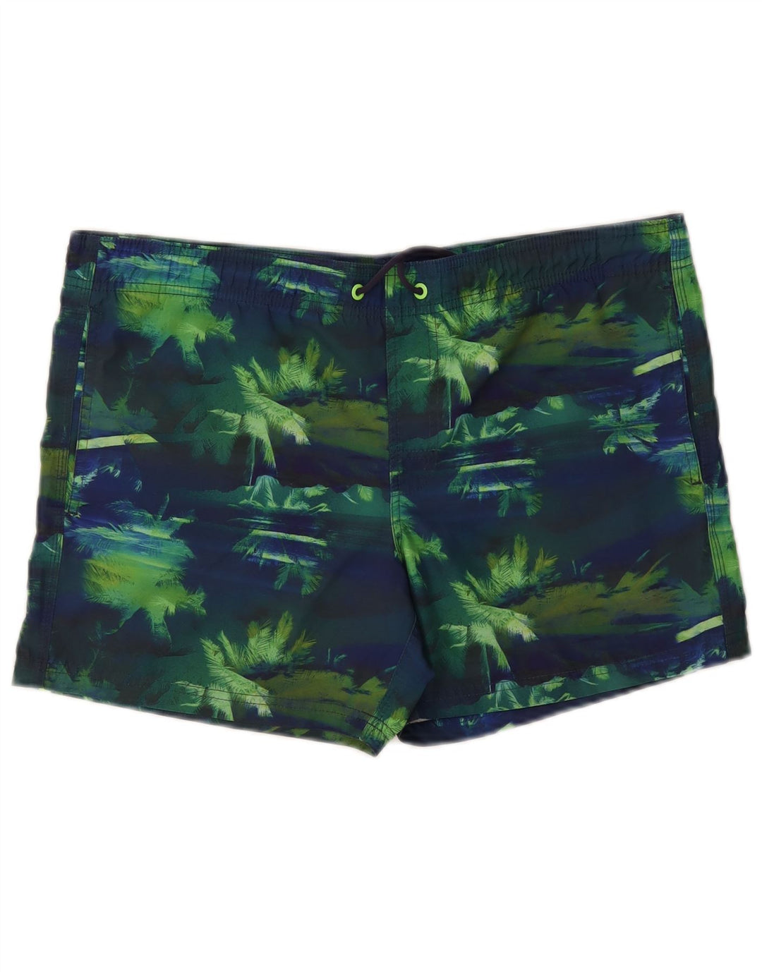 Sundek Short de Bain Homme Bleu Marine Moyen Colorblock Polyester Hawaïen
