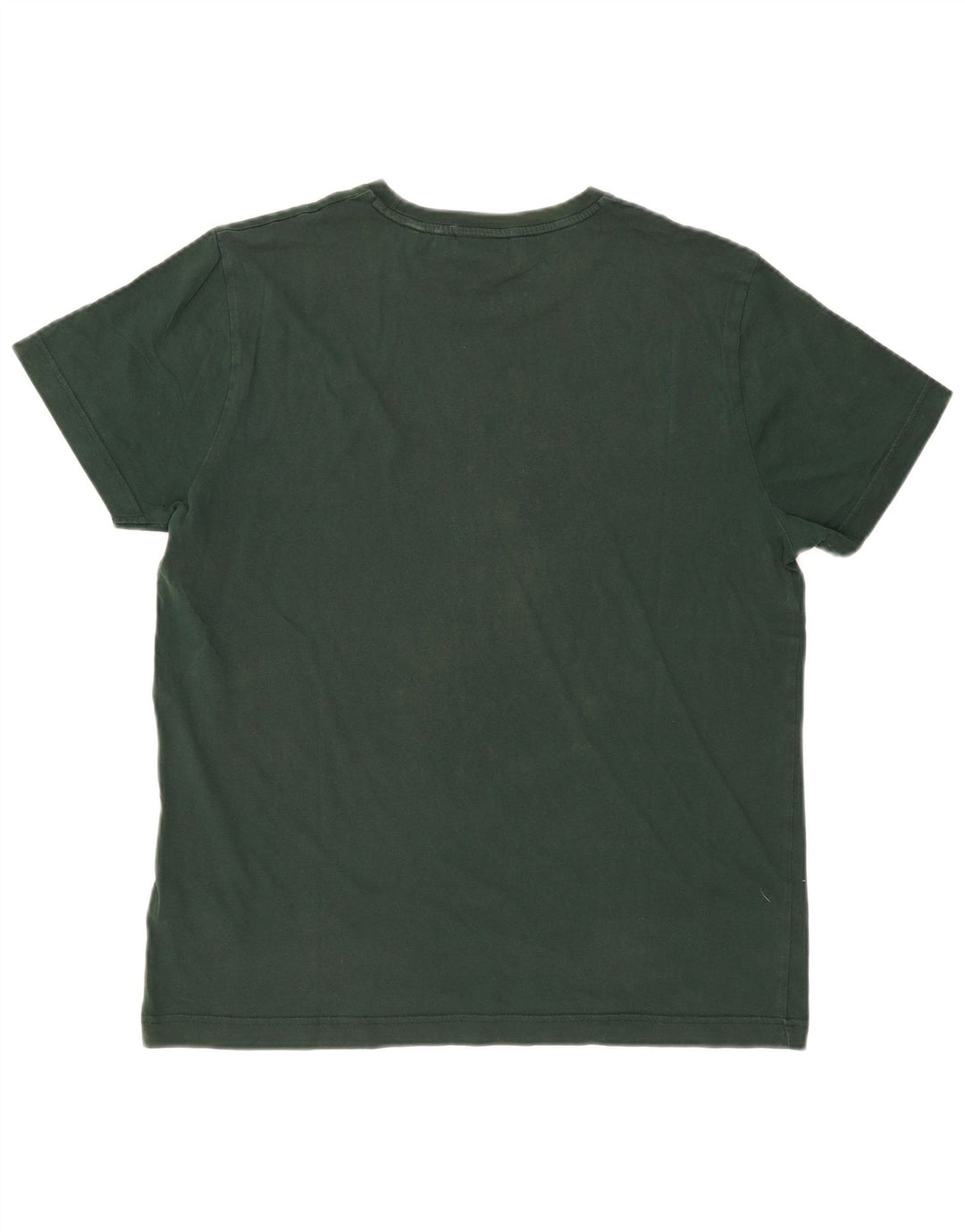 Gant Homme Graphic T-Shirt Top Large Vert Coton