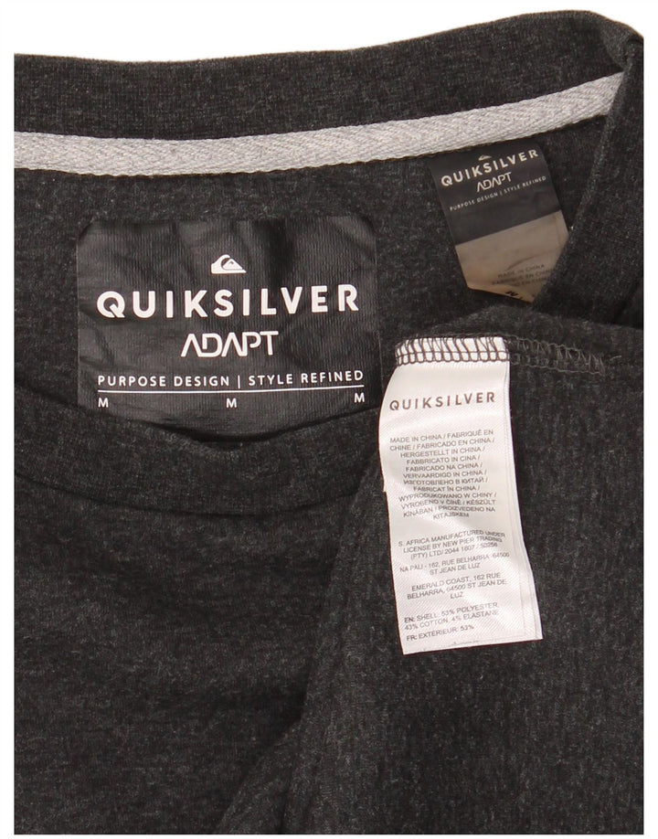 Quiksilver Sweat-Shirt Homme Gris Moyen Moucheté Polyester