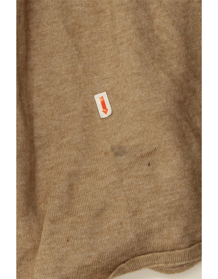 Zara Cardigan long pour femme UK 14 Beige moyen