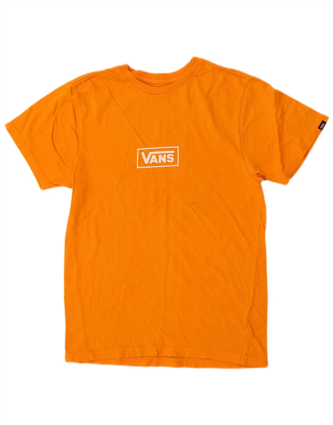 Vans T-shirt graphique ajusté sur mesure pour hommes, petit coton orange