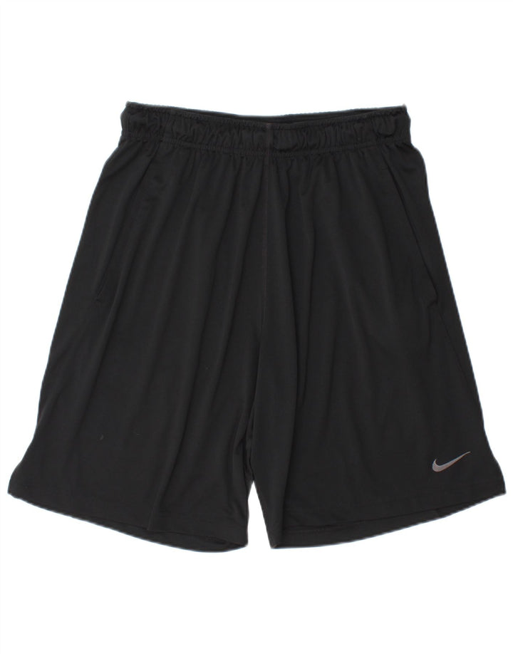 Nike Short de sport Dri Fit pour homme en polyester noir moyen