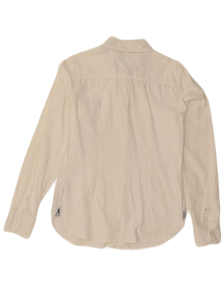 Tommy Hilfiger Chemise Femme US 6 Medium Blanc Coton