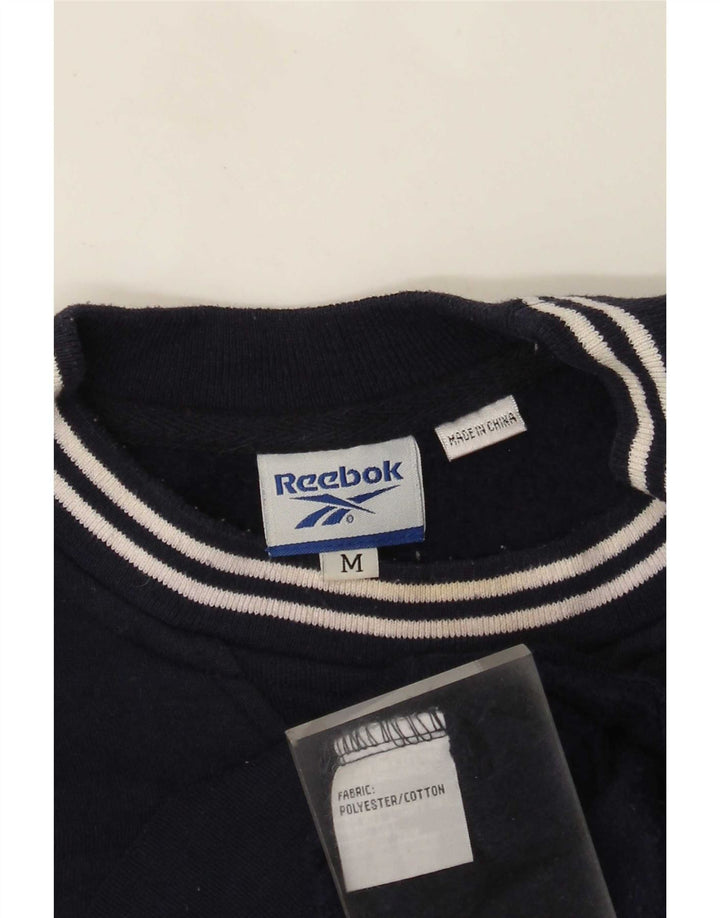 Reebok Sweat-shirt Graphic Homme Bleu Marine Moyen Polyester