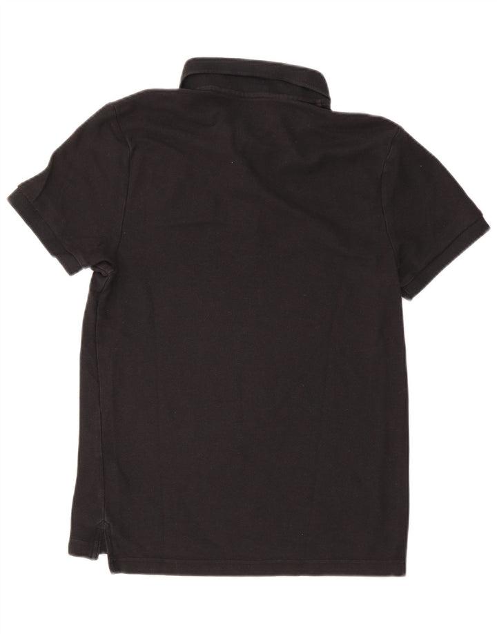 Polo graphique Nike homme en coton noir moyen