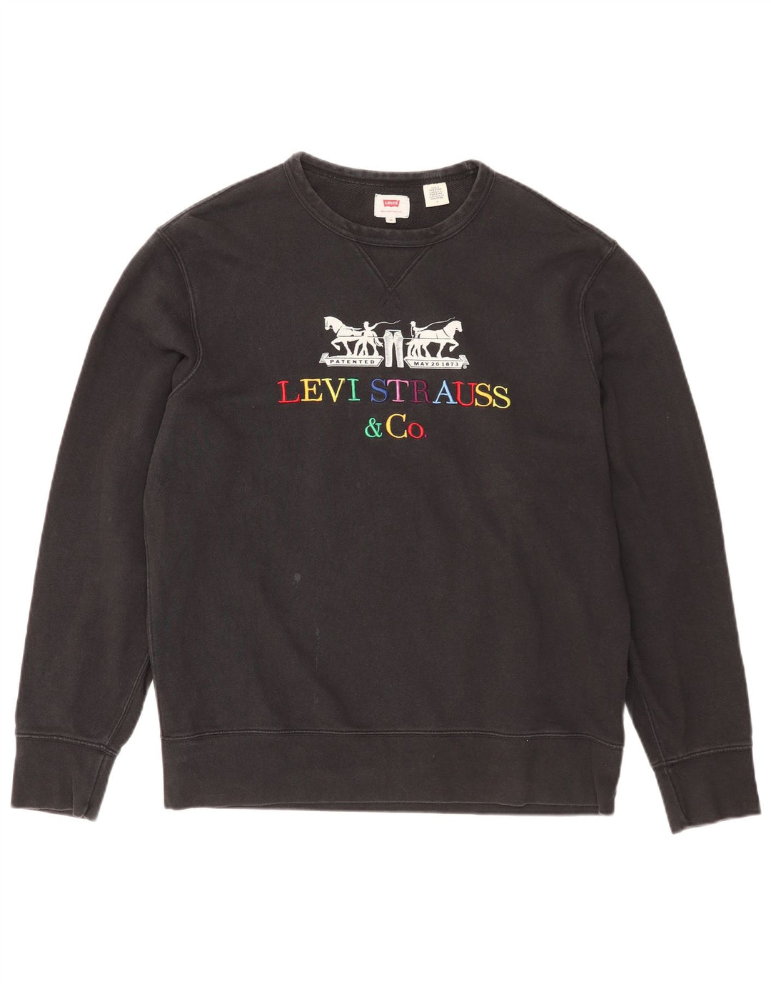 Levi's Sweatshirt Graphic Sweatshirt Homme Noir Moyen Coton
