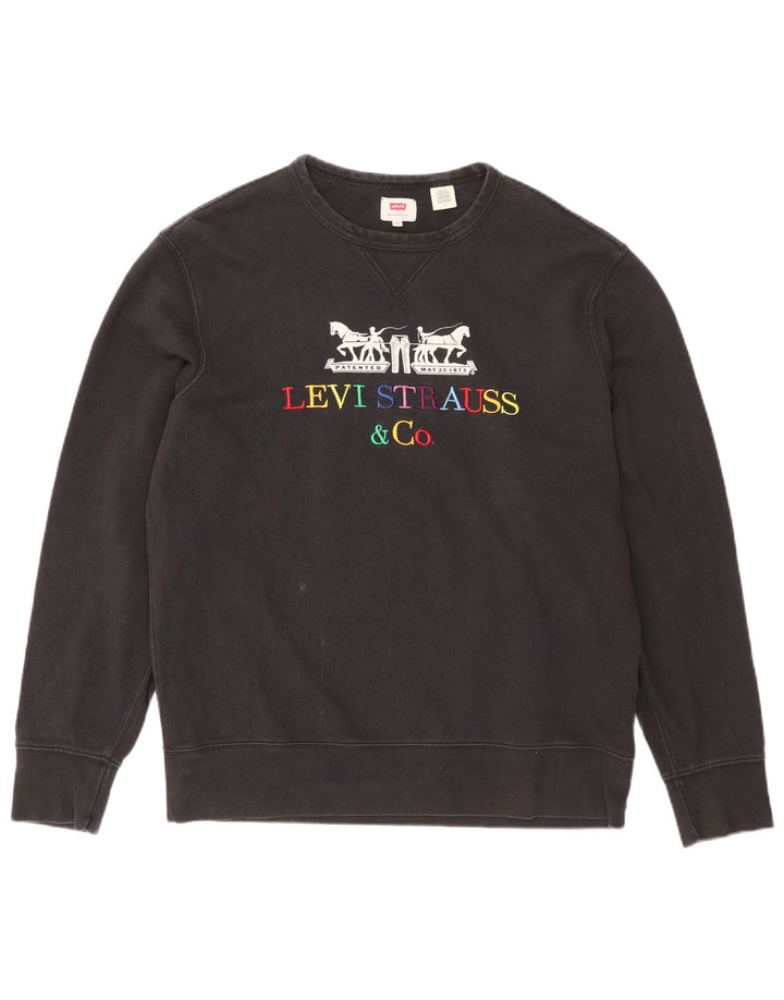 Levi's Sweatshirt Graphic Sweatshirt Homme Noir Moyen Coton