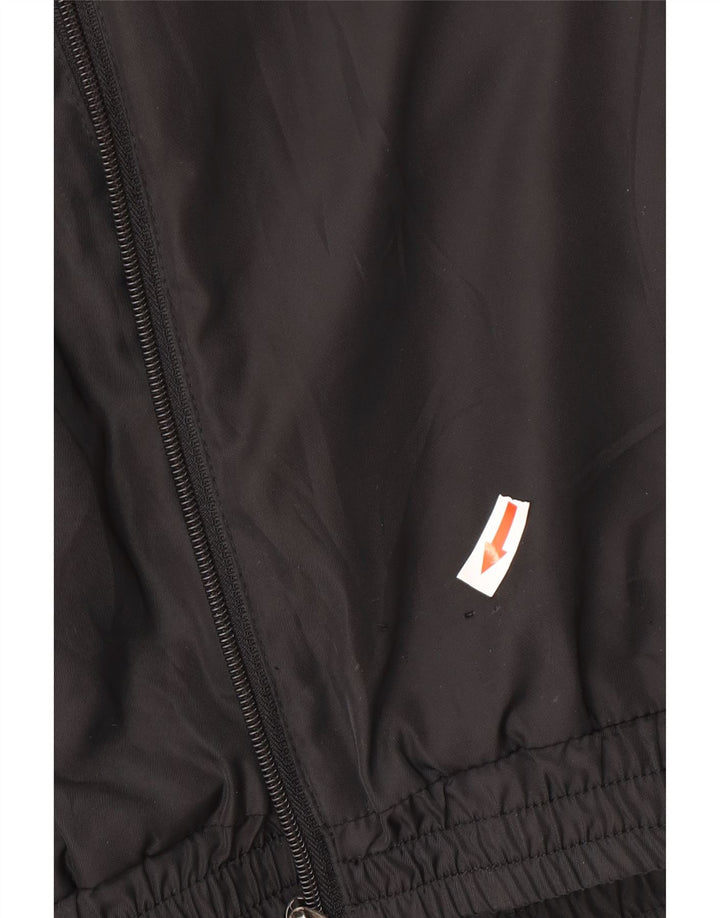 Fila Veste bomber à capuche pour homme UK 38 Medium Noir Colorblock Polyester