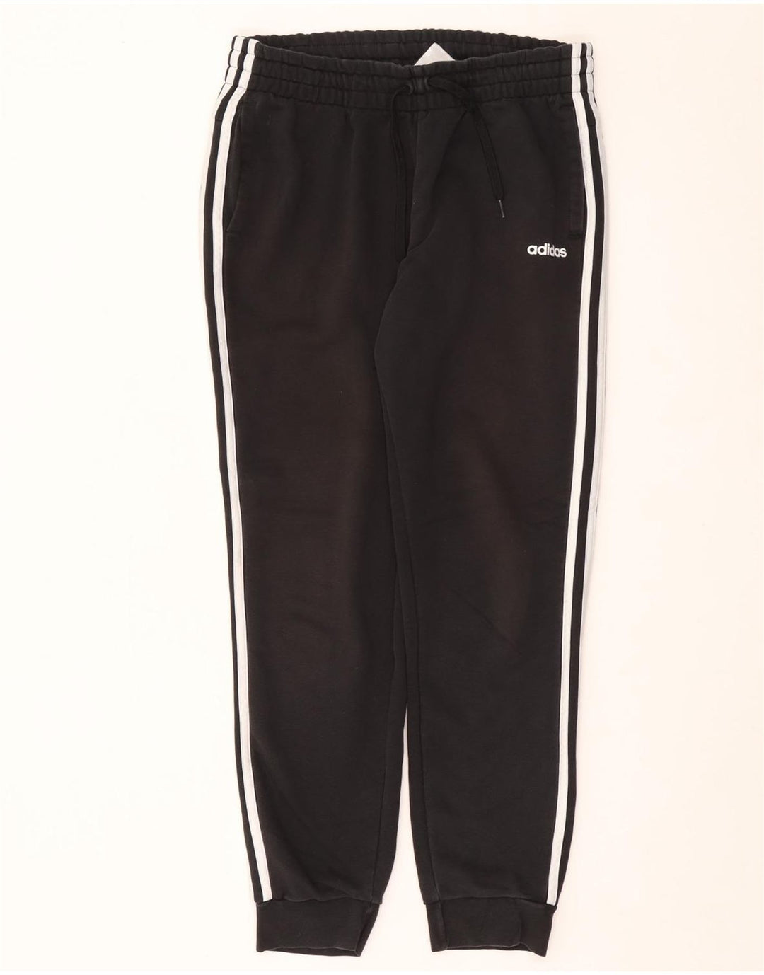 ADIDAS Pantalon de survêtement pour femme Joggers UK 16/18 Large Noir Coton