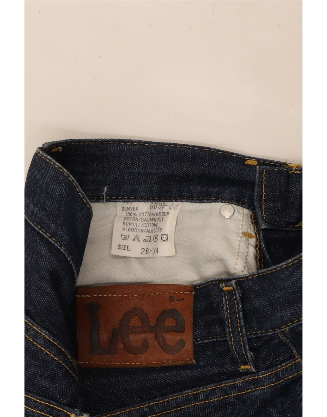 LEE Jean Bootcut Denver Femme W28 L34 Bleu Marine Coton